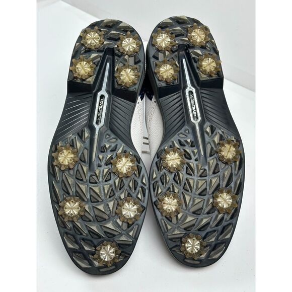 Footjoy Myjoys Premiere Series Tarlow Red/White/Blue Men's 8.5W Pre-owned - Picture 5 of 7